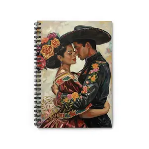Mexican Romance Spiral Notebook - 6x8 inches