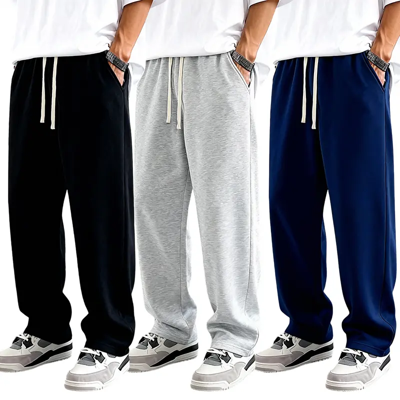 Men's Retro Washed Casual Sweatpants - Soft, Comfortable American Oversized Sports Pants for Spring, Autumn - Drawstring, Pockets - Ideal for Travel, Everyday Commutes - Essential for Stylish Men's Wardrobes, Men's Sweatpants, Retro Washed Look,summervibe