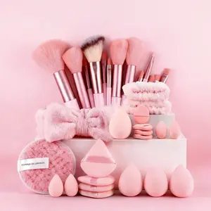 2026 Best Selling 40PC Makeup Tools Set Complete Cosmetic Kit Beauty Sponge Facial Cleansing Puff for Women Girls Daily Makeup & Skin Care