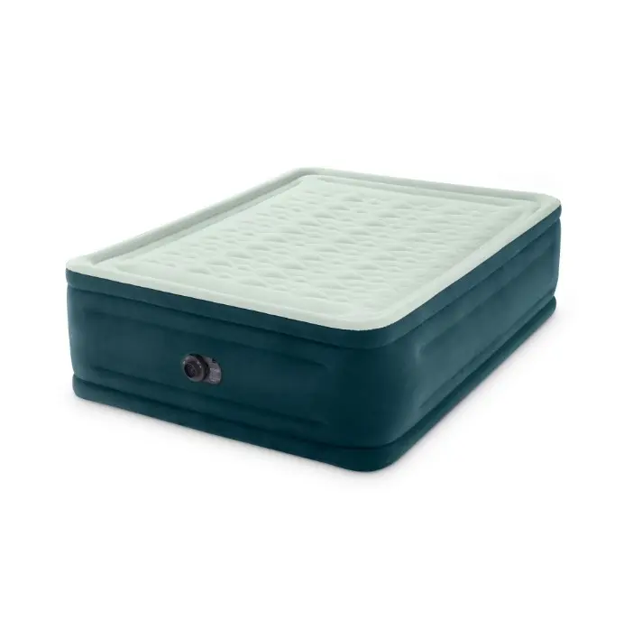 Intex 24" Queen Dream Lux Pillow Top Dura-Beam Airbed Mattress with Built-in Pump