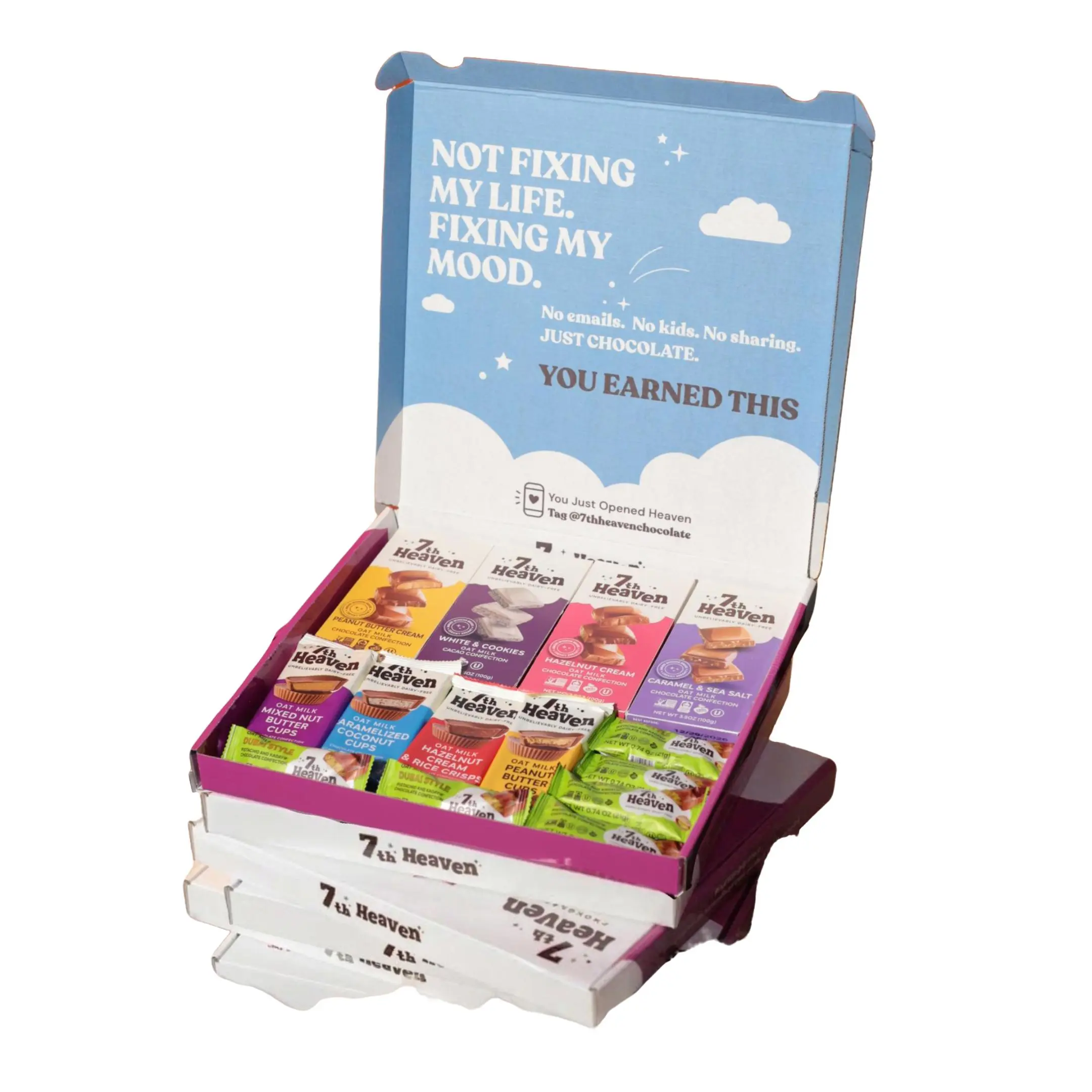 Moment of Heaven Oat Milk Chocolate box- Vegan Snack Dessert
