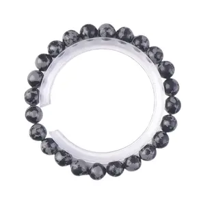 Snowflake Obsidian Fashion bracelets Handmade bracelets Versatile Jewelry The Stone of Protection