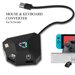 Keyboard and Mouse Adapter for Nintendo Switch, Keyboard and Mouse Adapter for PS4, Xbox One, PS3, Xbox 360