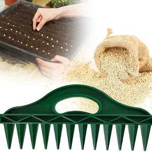 Handheld Seed Planter 12-Hole Garden Seeder Manual Seeding Tool for Lawn Vegetables, Portable Gardening Equipment, Easy-To-Use Planting Machine