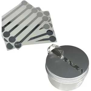 Tamper Evident Stickers, Security Stickers, 100 Tamper Proof Labels per Pack (White, 0.75" X 5.5", Holographic Material)
