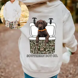 "Youth and Adult Lab In Camo Cooler Men's Hoodie,youth hoodie,  #Southern Boy Co hoodie, Family Matching Outfits, Dad And Son Hoodie, country boy clothes,Trending tee, youth clothing, Family shirt, gift for son and daughter, vacation outfit "
