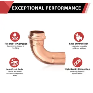 1-1/2" Press Copper Street Elbow (Lead Free)