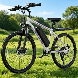 VIPDRIVE Adult Electric Bicycle | 500W Motor (Peak 750W) | Top Speed 20 Miles | 48V Removable Battery | 7-Speed Commuter E-Bike | Cruise Control Function | Front Suspension | Mechanical Disc Brakes | 4 Riding Modes | Everyday Commuter E-Bike