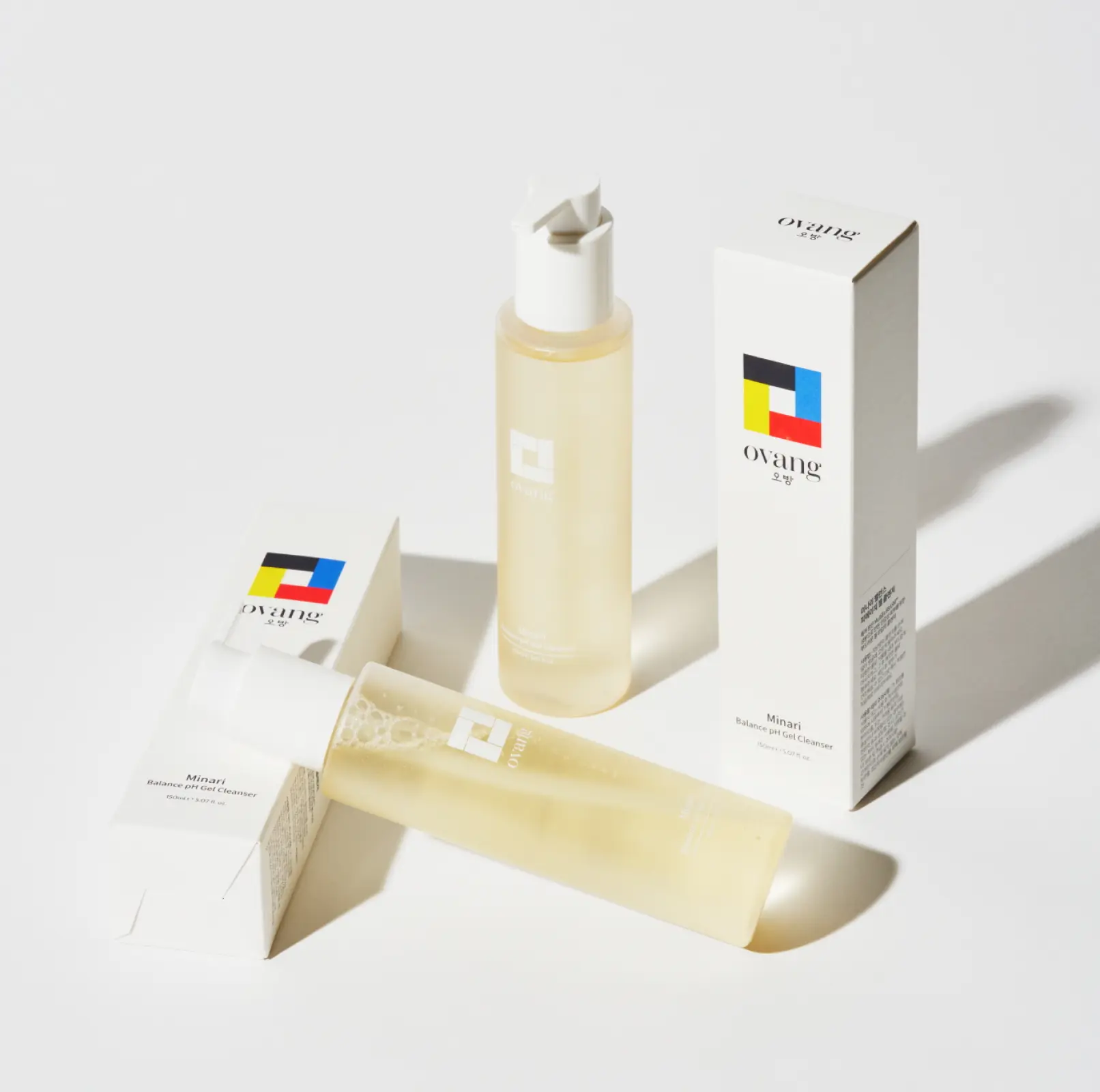 Ovang Minari Balance pH Gel Cleanser Cleansing Facial Skincare Daily Gentle Skin Repair Facial Cleansing Facial Wash