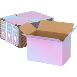 6x4x4 Small Shipping Boxes, 30 Pack  Cardboard Mailer Box,  Boxes for Packaging Small Business