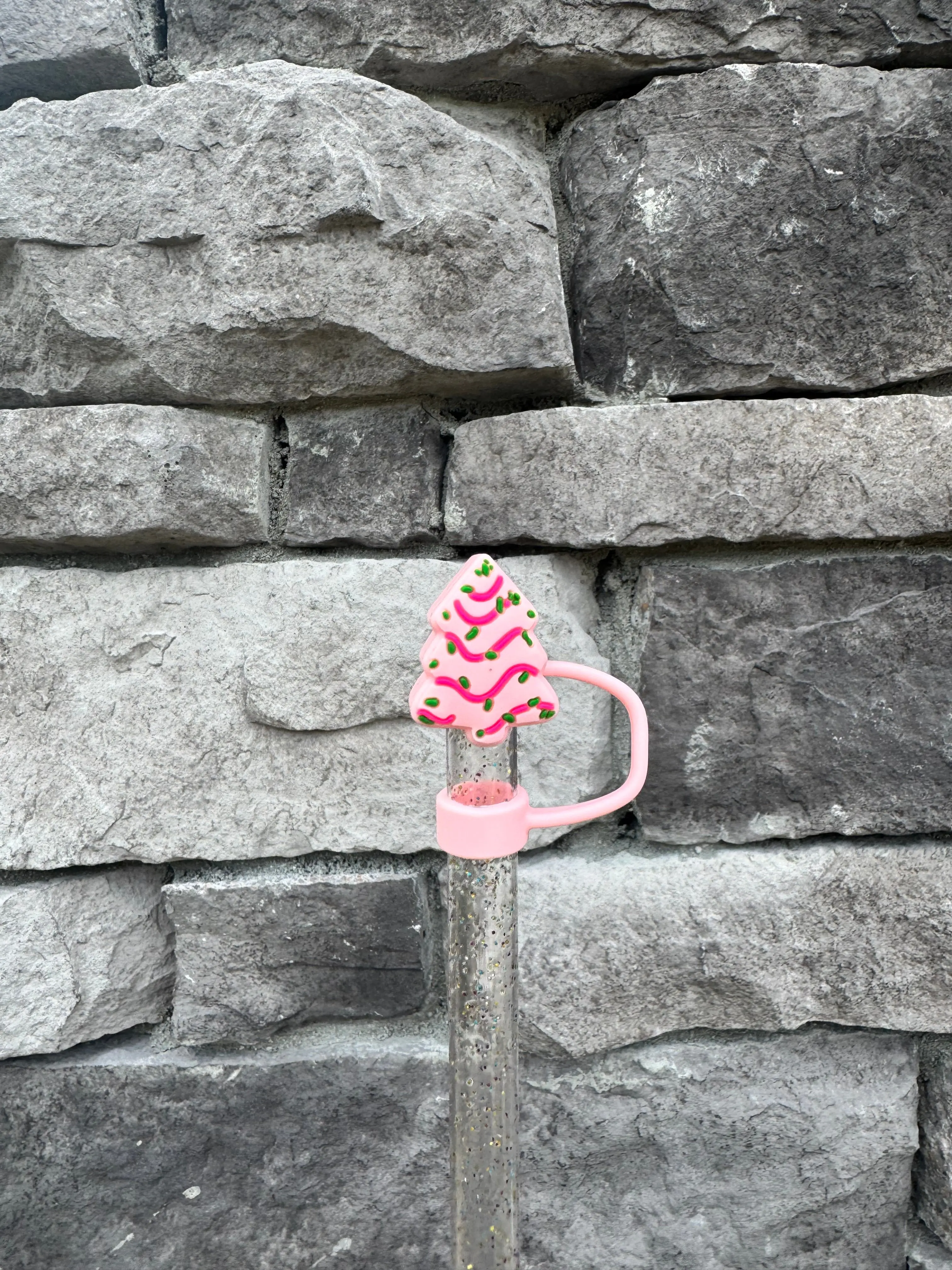 Pink Christmas Tree Topper