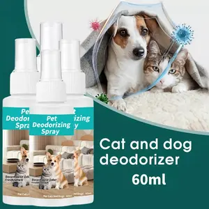 Pet Odor Spray for Cats and Dogs, Quick-Dry Formula, Safe for Puppies and Kittens, Suitable for Bedding, Furniture, Carpets, Pet Fur