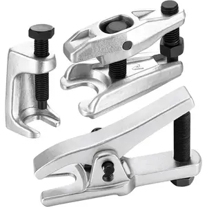 3Pcs Ball Joint Separator, Tie Rod End Tool Pitman Arm Puller for Front End Service, Ball Joint and Tie Rod Removal Tool Set