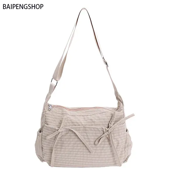 Retro Plaid One Shoulder Messenger Bag Stylish Underarm Bag Versatile Crossbody Purse Casual Daily Bag for Shopping Dating Outdoor Use
