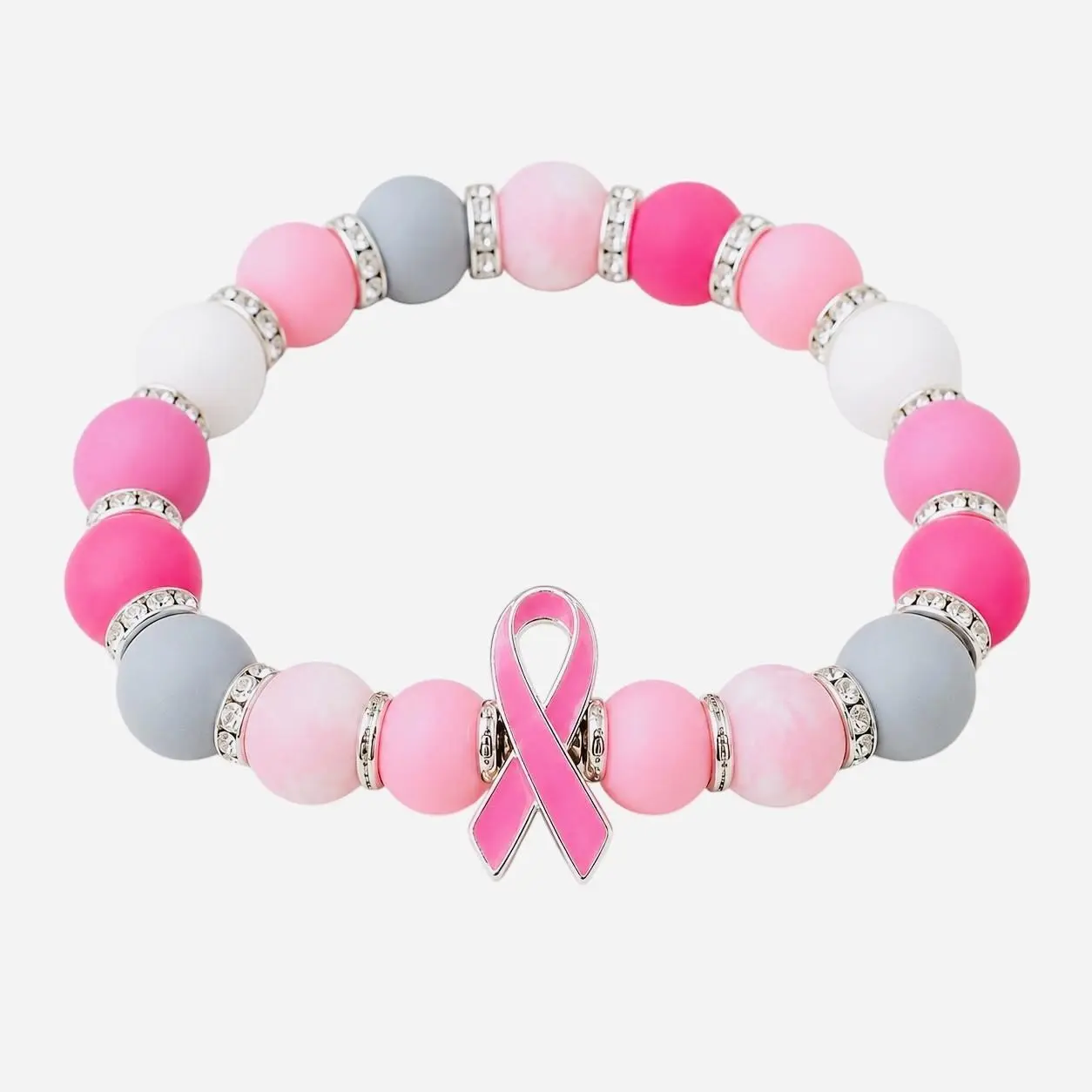 Awareness Beads Pink for Breast Cancer October We Wear Pink Puzzle for Autism Purple for Domestic Violence