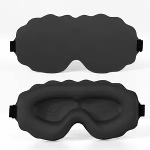 3D Premium Sleep Mask, Ultra Soft Skin-Friendly Eye Cover, 100% Light Blocking Eyemask, Lash Extension Design, Unisex Sleeping Aid, Blackout Sleep Mask, Sleep Aid Products