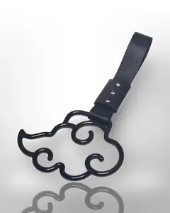 Car Handle / Tsurikawa JDM Style - Black Cloud, Black Strap