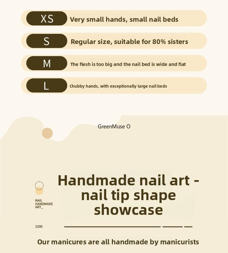 Handmade Glossy Glitter Nails – Clean Shine Press-On Nail Set (Reusable)