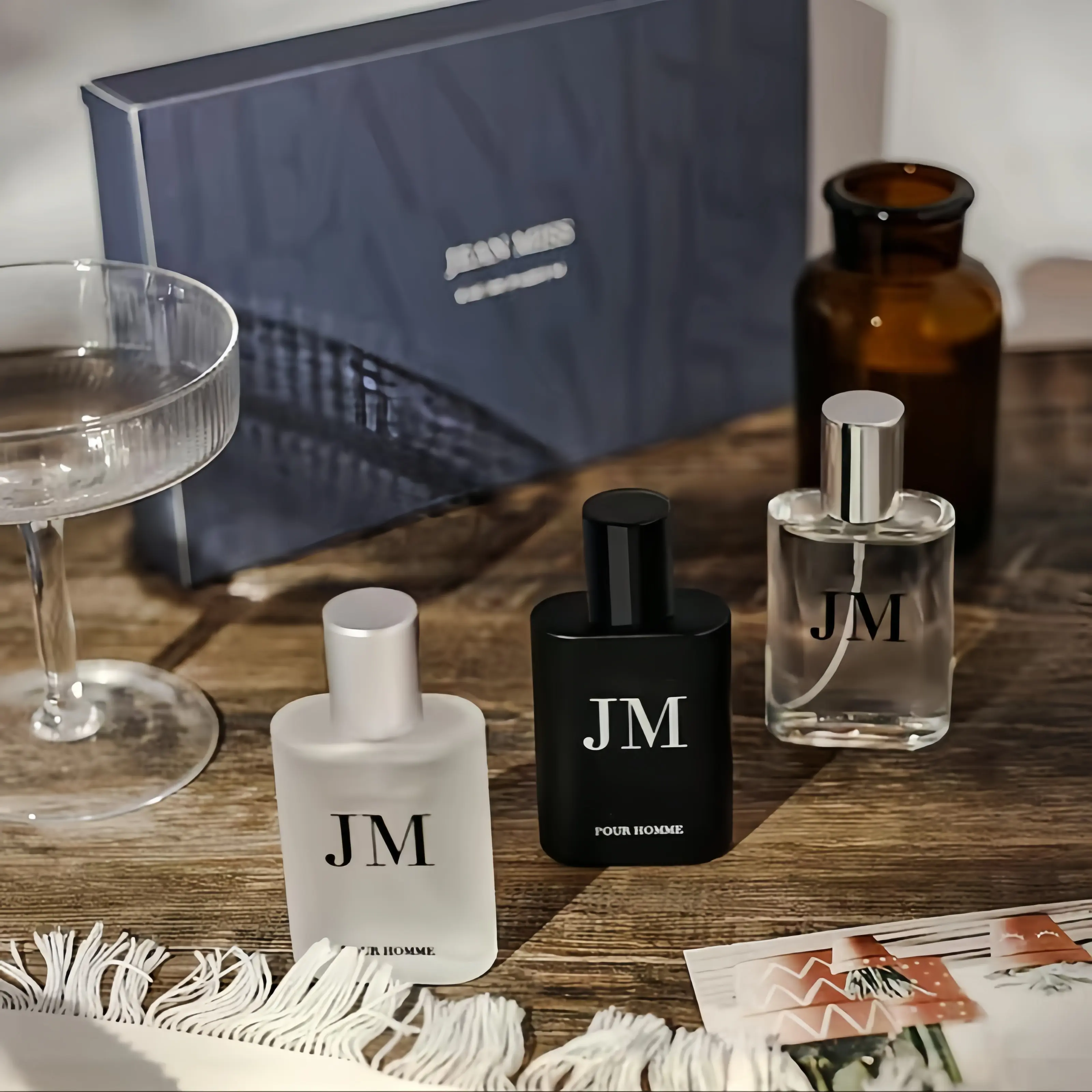 JEAN MISS Men's Perfume Gift Set｜3PCS Long Lasting Cologne Discovery Fragrance Ensemble, Daily Wear Scent for Men, Ideal Gift for Boyfriend & Men