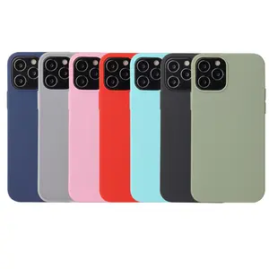 Candy Color Matte Case for iPhone 16 15 13 Pro 14 Plus Soft TPU Protective Cover Shockproof Shell