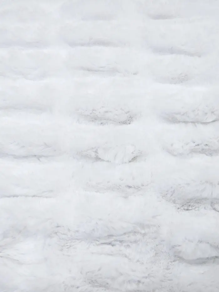 French Stretch Minky Fabric - White
