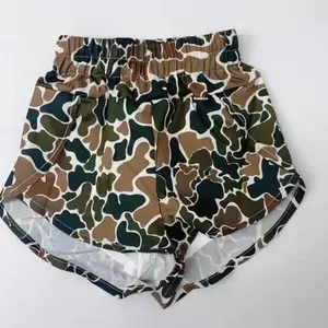 Women's Duck Camo Shorts - Non-See-Through Camouflage Pants, True-to-Size Fit for Everyday & Formal Outfits - Spring/Summer Casual Shorts with Sexy Curve-Highlighting Cut (Women's Fashion), Spring Summer Apparel, Drawstring Waistband, Smooth