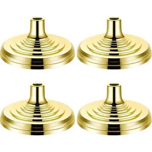 4 count Flag Holder Stand FlagPole Stand Flag Pole Base for Indoor Outdoor 1.3/1.1 Inch Diameter Flagpole Garden House Classroom Churches Meeting Party Flags Banner()