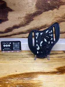 Belt Leather K Sheath Tooled-2036