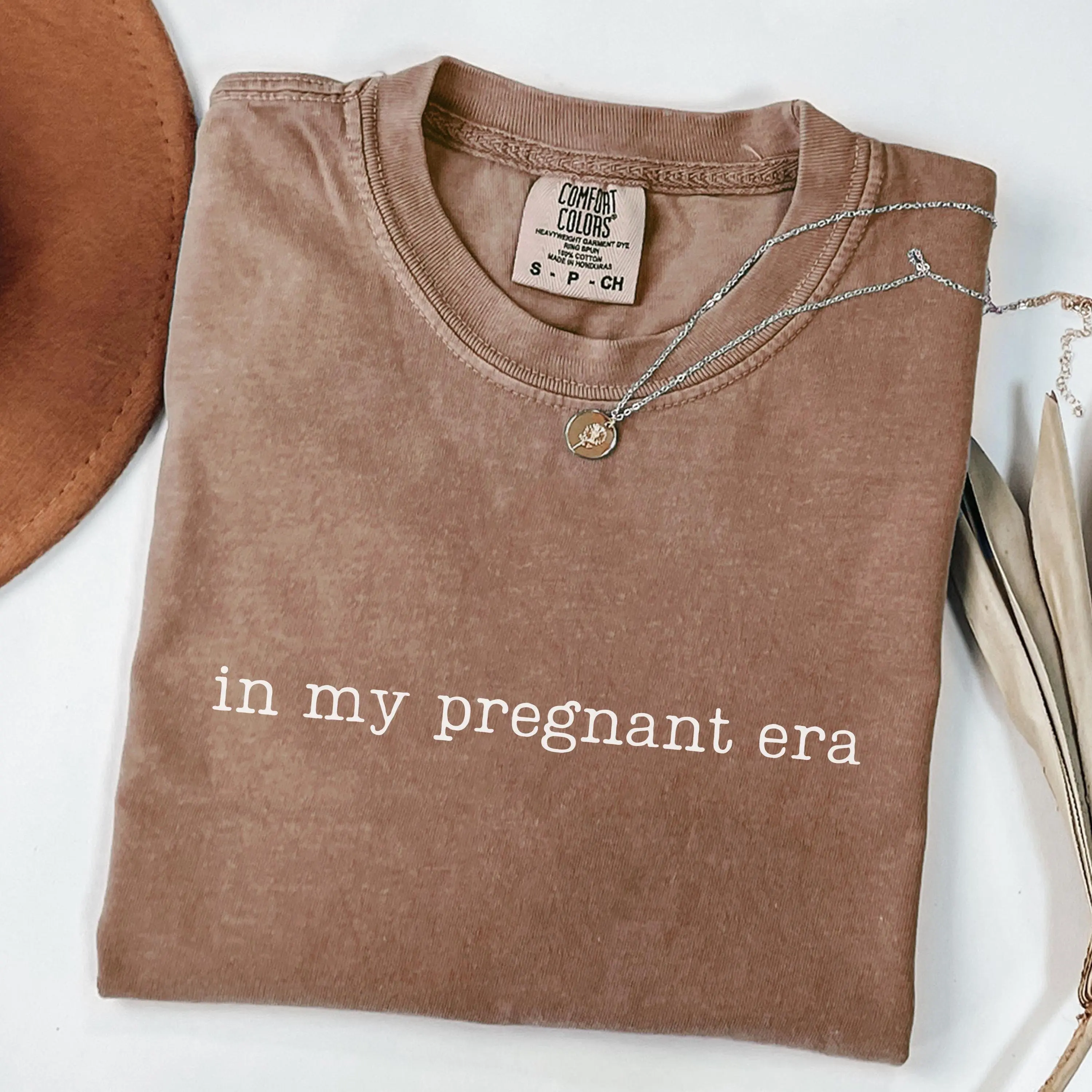 Comfort Colors In My Pregnant Era Shirt, Pregnancy Reveal Shirt, Pregnant Shirt, Gift for Expecting, Baby Announcement, New Mom Gift