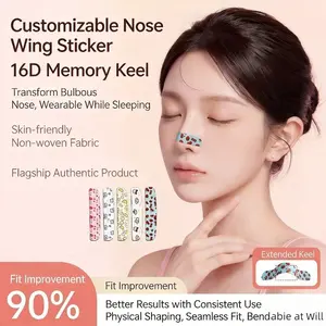 20 Pcs Affordable Nose Bridge Shaping Pads, Gentle Skin-Friendly, Invisible Natural Lift, Easy Nasal Correction, Portable Daily Use