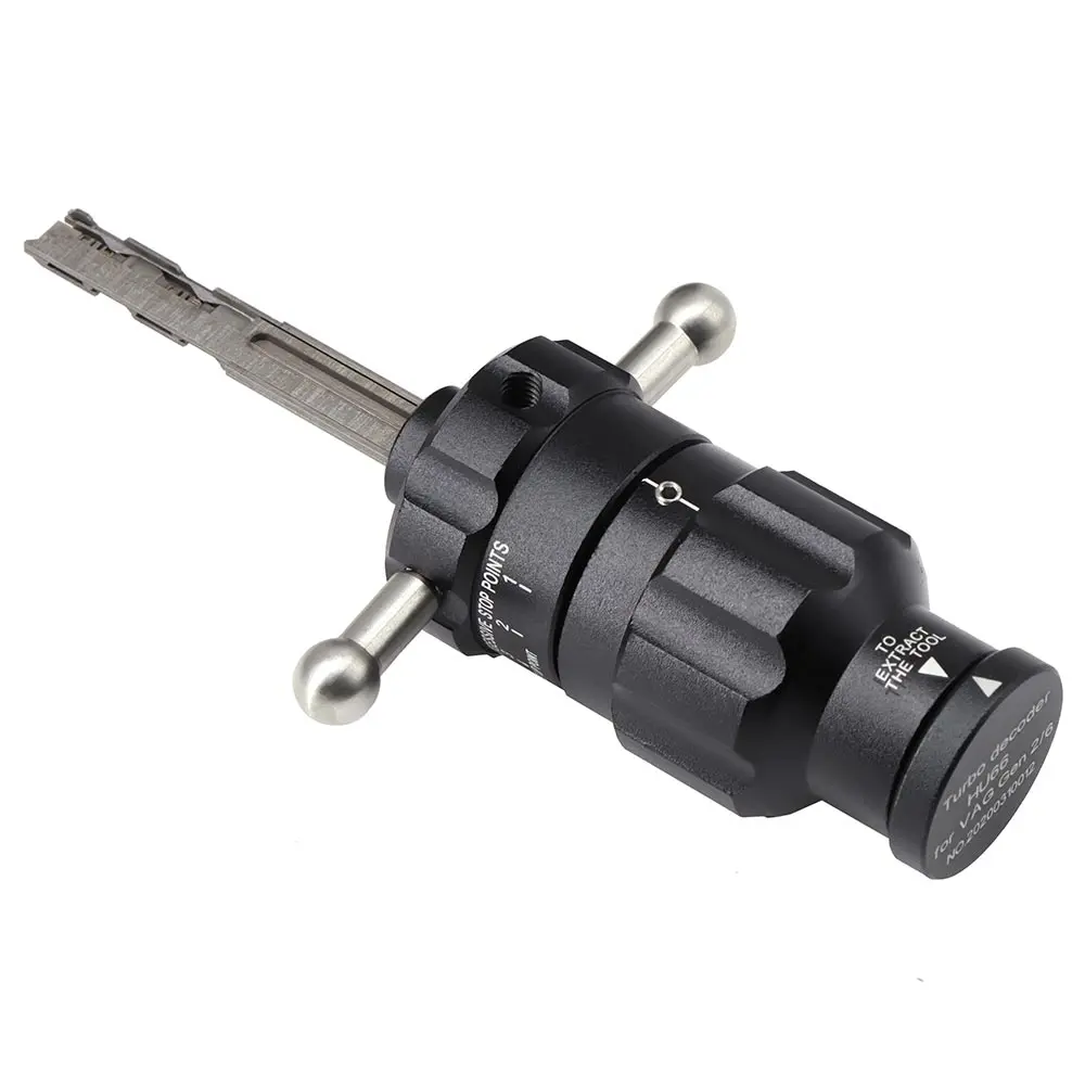 ECS AUTO PARTS HU66v.3 Super Turbo Decoder with Double-Sided Pins & Fine-Tuning Parts - VAG Gen 2/6 Audi, Volkswagen Car Engine & Transmission Repair Key Unlocking Tool