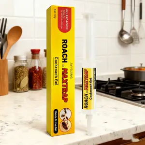 Tough Cockroach Bait Paste - Household Insecticide Ointment! Roach Repellent for Kitchen/Dorm/Apartment, Non-Toxic & Long-Lasting