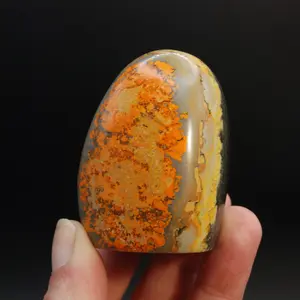 2.5in 142g Bumblebee Jasper Crystal Freeform Tower, Indonesia