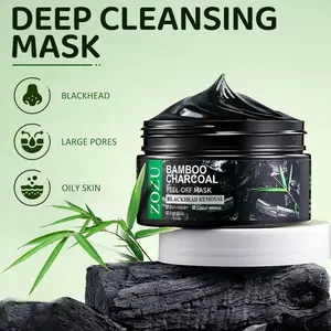 Blackhead Remover Mask for All Skin Types, Bamboo Charcoal Peel Off Face Mask,Purifying and Deep Cleansing 100 ml