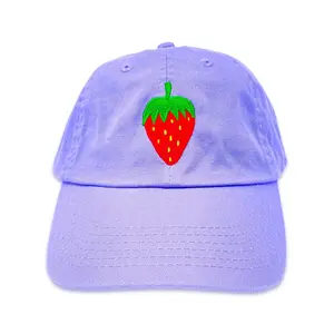 {Jenny Lemons} Embroidered Strawberry Hat