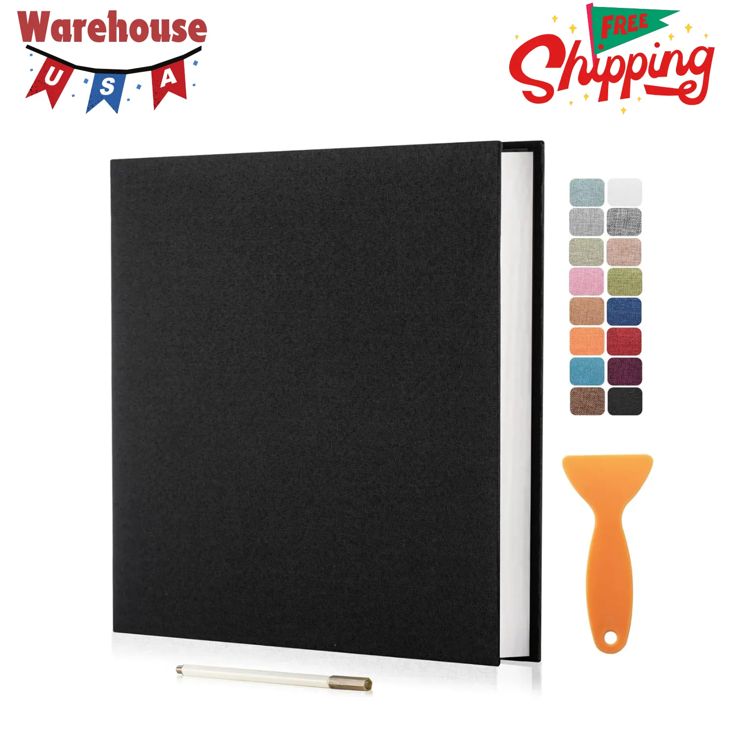 Large Photo Album Self Adhesive Scrapbook Album for 4×6 5×7 8×10