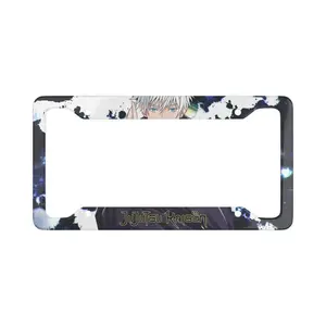Gojo Satoru Jujutsu Kaisen Anime License Plate Frame - Car Accessories