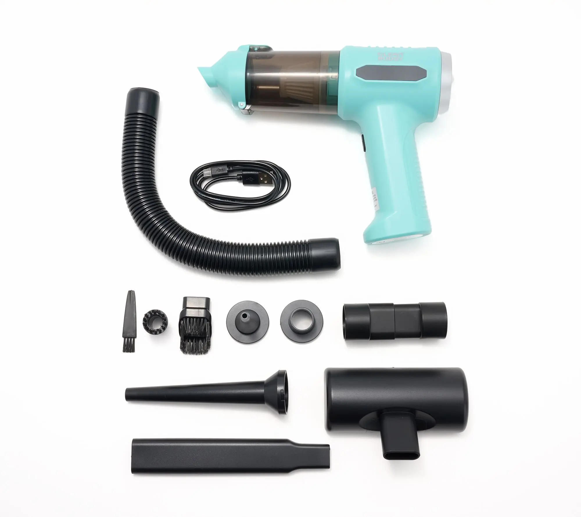 Clean Buddy 4-in-1 Handheld Vacuum & Blower with 9 Attachments Clean Buddy 4-in-1 Handheld Vacuum & Blower with 9 Attachments