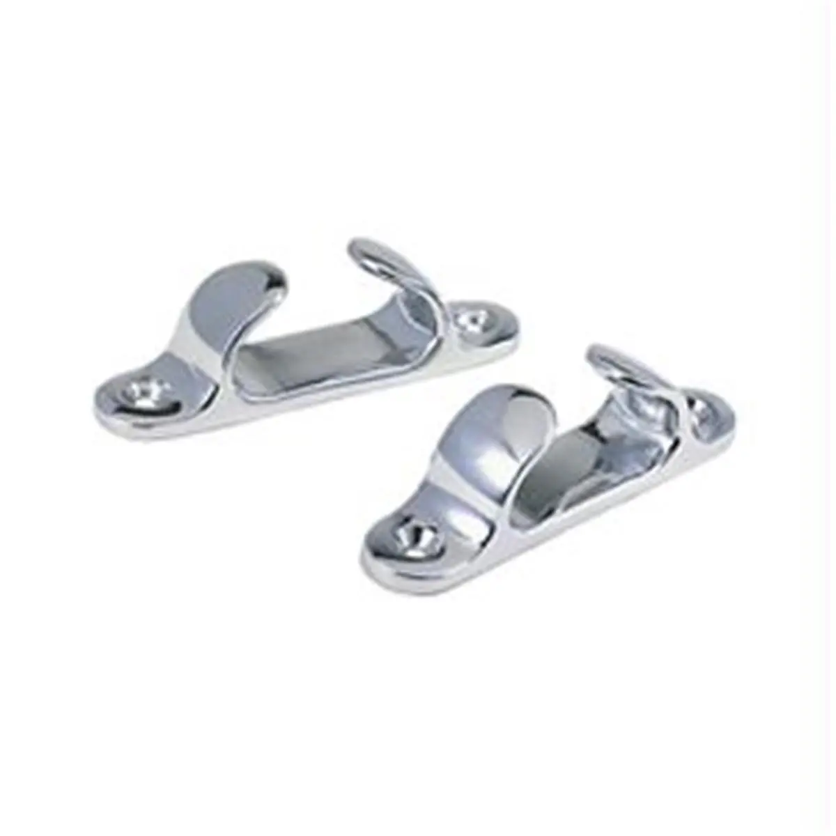 212 MAIN Perko 4 Straight Chock, Chrome Plated Zinc Water Sports Hardware for Kayaking