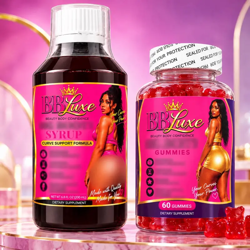 BBLuxe Beauty & Wellness Duo – 200mL Syrup + 60 Gummies | Premium Daily Supplement Bundle