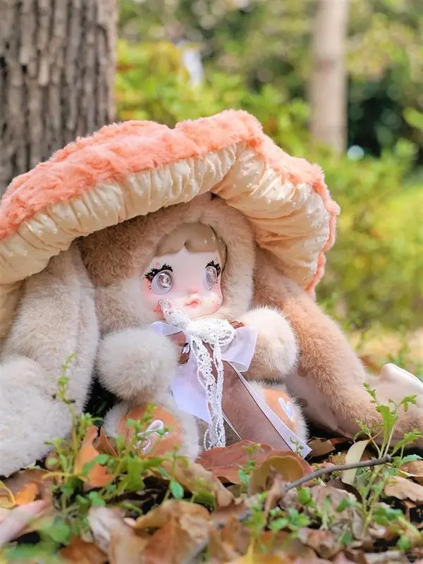Nommi 400% Series Mushroom Hat Plush Stuffed Toy - Plush Material
