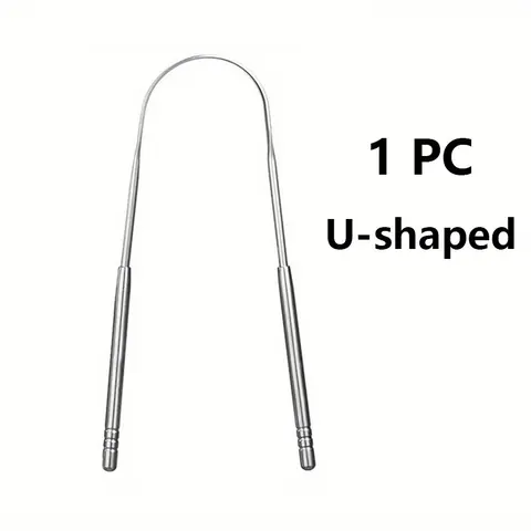 Tongue Cleaner, Tongue Cleaning Kit, 1/3 Counts Stainless Steel Tongue Scrapers Set, Adult Tongue Scraper and Tongue Brush Tool, Oral Care Tool, Oral Hygiene Tool to Help Eliminate Bad Breath, Tongue Scraping Tool (silver)