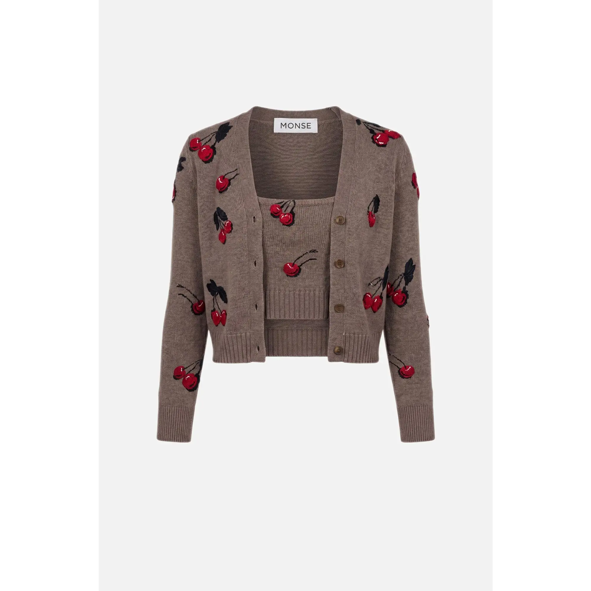 Mini Cherry Cardigan