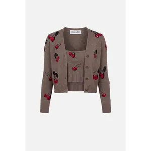 Mini Cherry Cardigan