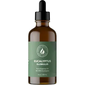 Eucalyptus Essential Oil - 100% Pure Organic & Undiluted for Humidifier & Shower Aromatherapy – Natural, Therapeutic Grade Oil for Skin, Sauna, & Home