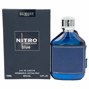 Dumont Nitro Blue For Men 3.4 Oz Eau De Parfum Spray