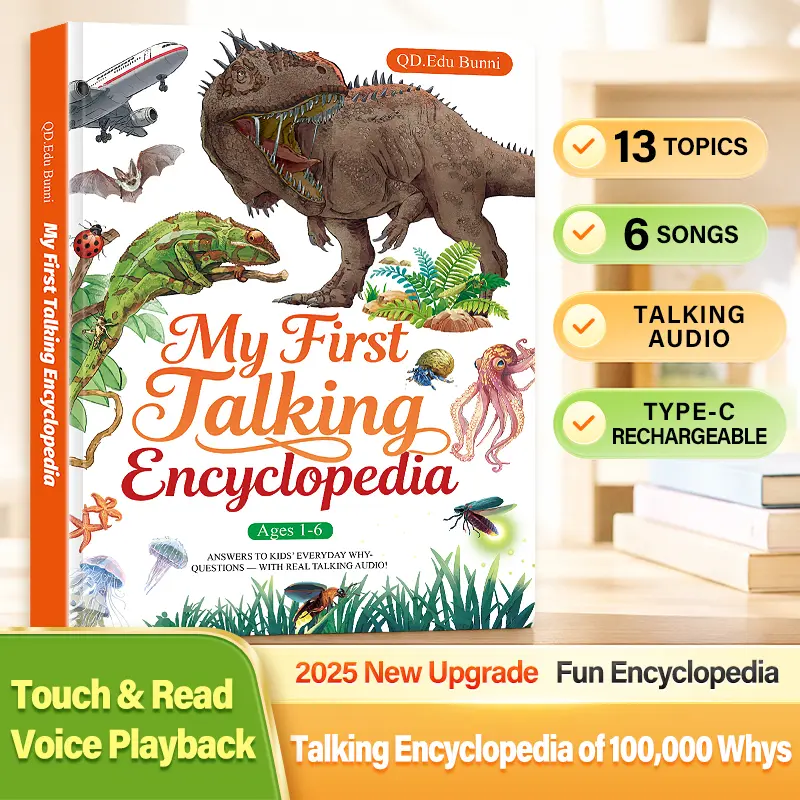“100,000 Whys” themed talking toy, bilingual in Malay and English, children’s first encyclopedia learning toy
