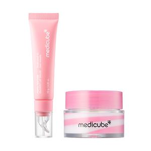 [medicube] PDRN Lip Care Duo for Day & Night | PDRN Peptide Jelly Gloss Lip Balm & PDRN Lip Sleeping Mask Glow Balm  | Salmon PDRN, Collagen, 24-Hour Plump, Glossy Lips, Korean Skincare, K-beauty