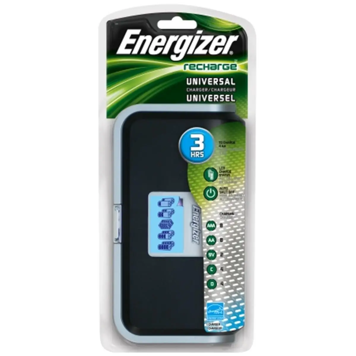 Energizer - Eveready Universal Energizer E2 Charger CHFC - R1