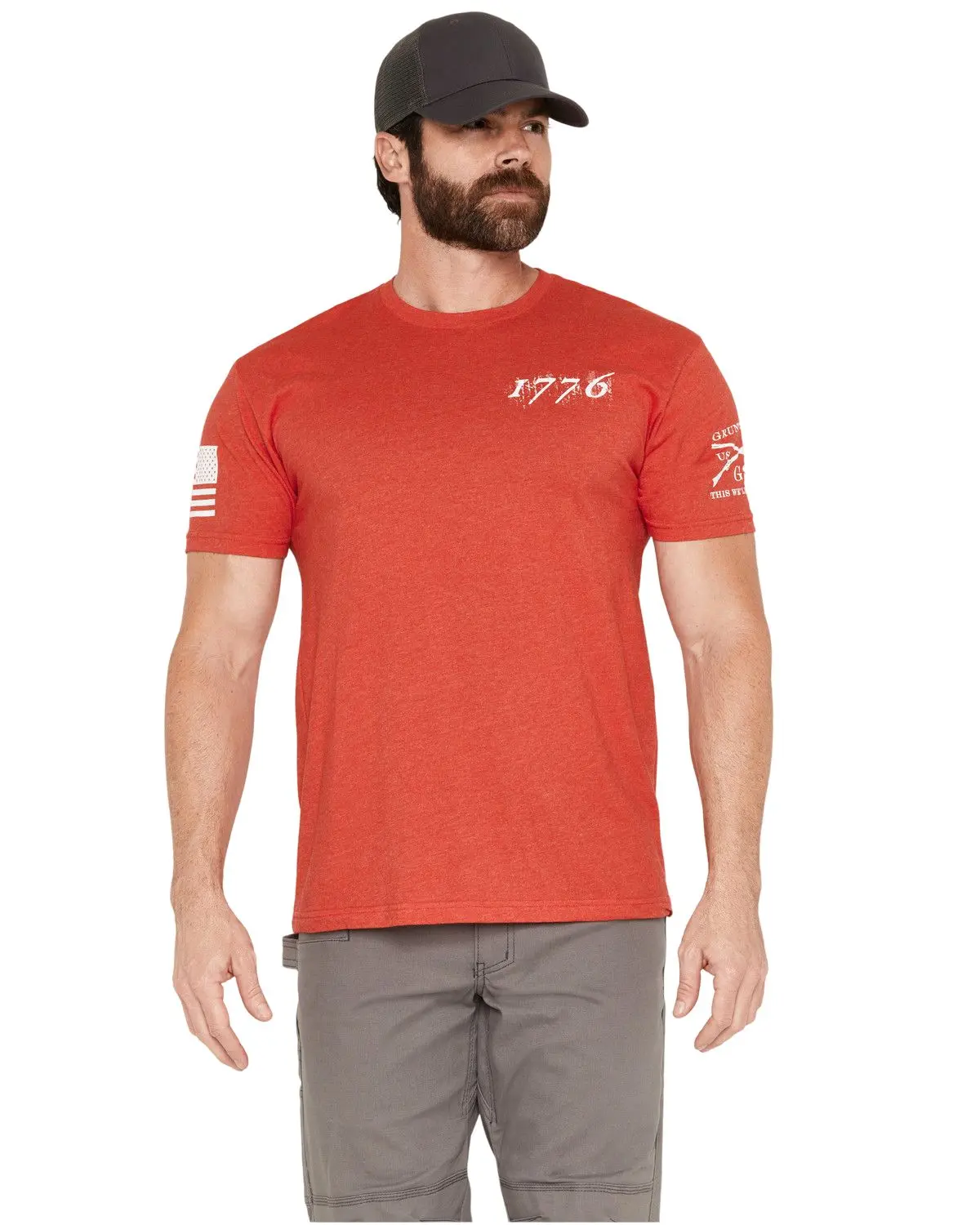 Grunt Style Men's Men'S 1776 Flag Short Sleeve Graphic T-Shirt - Gs6992